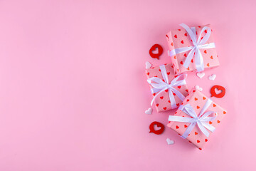 Sticker - Cute pink background for Valentine Day