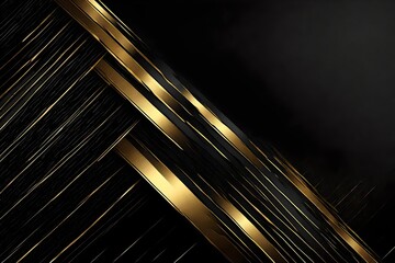 Wall Mural - golden and black marble design and decoration with small glittering dots on it abstract golden and black contrast background 