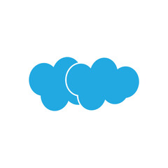 Canvas Print - cloud logo icon