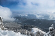 © MACO - Winter landscapes of fresh snow in trees and on mountains in a ski area. Lenggries, Germany