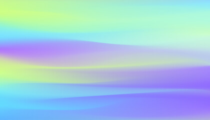 Leinwandbilder - Background, Flyer or Cover Design for Your Business with Abstract Blurred Texture. Vector holographic colours blurred background