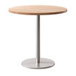 Round Bar Table. Scandinavian modern minimalist style. Transparent background, isolated image.