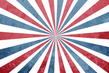 Grunge Circus Design Background With Red And Blue Background Us Flag Color