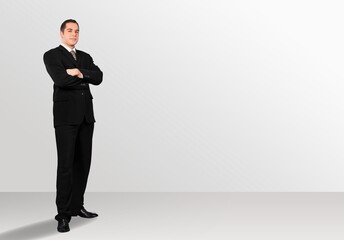 Wall Mural - Young business man wear suit