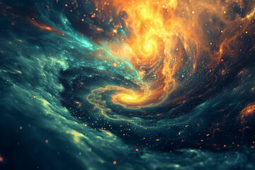 Wall Mural - space of space