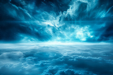 Wall Mural - storm over the sea