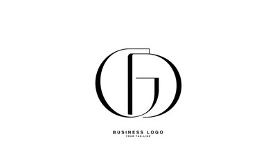 GD, DG, G, D, Abstract Letters Logo Monogram