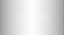 Abstract Black Rings With Halftone Effect On A Transparent Background. Blurred Gradient Texture