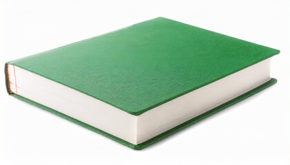 Wall Mural - closed green book isolated