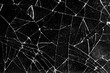 Broken Glass On A Black Background