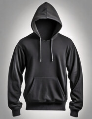 Wall Mural - Black hoodie for mockup use