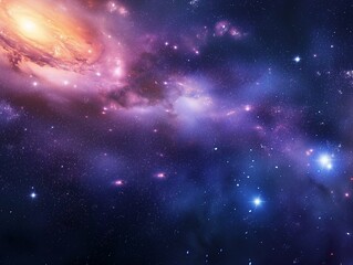 Wall Mural - Black hole, wormhole, vortex, spiral nebula in deep space and cosmos, part of the Universe on abstract background