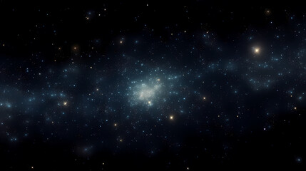 Mysterious star themed gradient background with countless twinkling stars