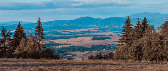 Sticker - View of the Bystrzyckie Mountains and the Klodzko Valley