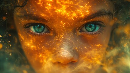 Canvas Print - Ember Eyes