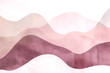 水彩 ピンク色のビッグウェーブ 波模様の背景