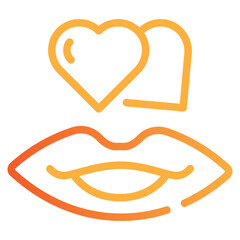 Sticker - Kiss Icon