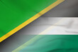Tanzania and Palestinian National Authority official flag international relations PSE TZA