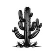 Cactus line icon