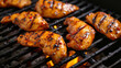 © Justlight - Tender strips of chicken marinated in a zesty blend of chili and garlic grilling to perfection over an open flame.