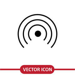Poster - Hot spot vector icon simple flat trendystyle illustration on white background..eps