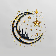 Sticker - Eid Al Adha mubarak background design