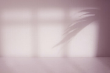 Poster - room with window and leaf shadow