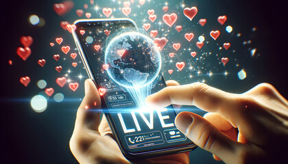  Interactive Globe and 'Live' Hologram on Handheld Phone