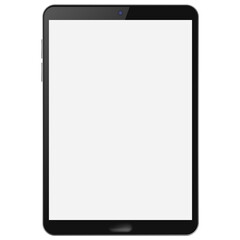 tablet pc isolated on white background