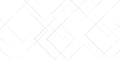 Fototapete -  Abstract geometric minimal tech lines in white background. Geometric background for presentation. Modern minimal and clean white gold lines pattern.3d architecture pattern design.