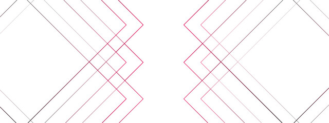 Fototapete -  Abstract geometric minimal tech lines in white background. Geometric background for presentation. Modern minimal and clean white gold lines pattern.3d architecture pattern design.