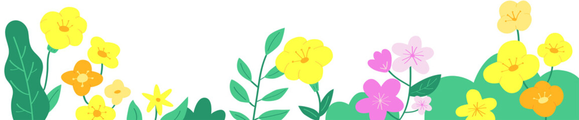 Wall Mural - frame of flower