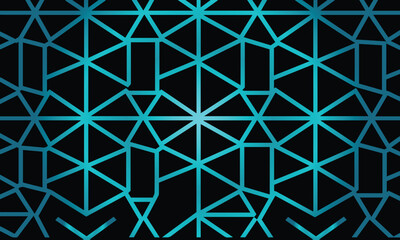 Wall Mural - abstract blue shape geometric pattern background