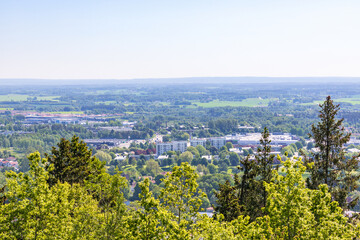 Sticker - View at Skövde city in Sweden