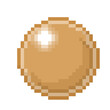Pixel illustration of copper ball
