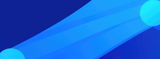 Wall Mural - blue gradient paper layer circle blue abstract background. curves and lines use for banner shapes el