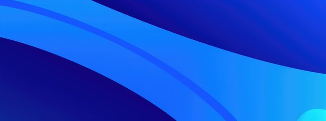 Wall Mural - blue vector gradient paper layer circle blue abstract background. curves and lines use for banner sh