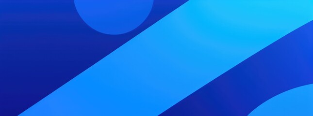 Wall Mural - blue vector gradient paper layer circle blue abstract background. curves and lines use for banner sh