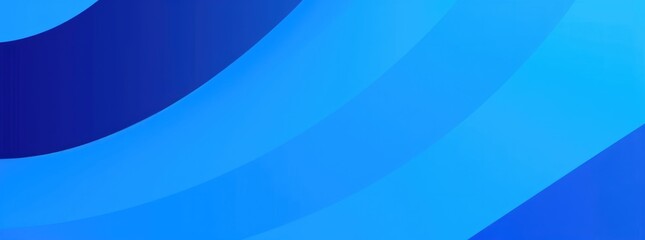 Wall Mural - blue vector gradient paper layer circle blue abstract background. curves and lines use for banner sh