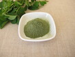 Green alfalfa powder from the leaves of cultivated lucern