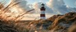 Lighthouse on the East Frisian coast