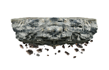 Wall Mural - rock isolated transparency background..