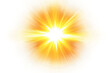 © MSS Studio - Sunburst Rays Light Isolated on Transparent Background