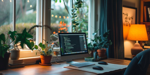 Cozy home office