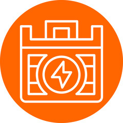 Poster - Battery Icon Style