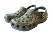 Comfy Crocs Footwear Collection on Transparent Background, PNG, Generative Ai