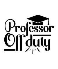Sticker - Professor off duty svg