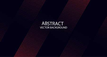Poster - Abstract background with stripes. Minimalist graphic design element future style.