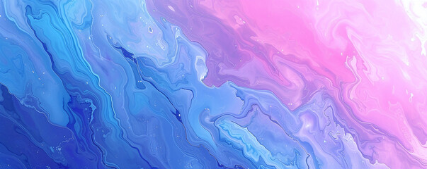 Poster - blue pink gradient background