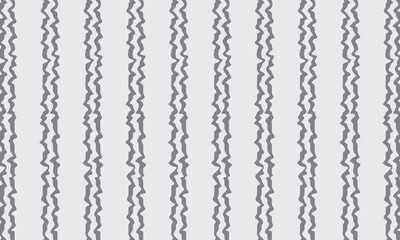 Poster - abstract seamless repeatable vertical grey warp line pattern.